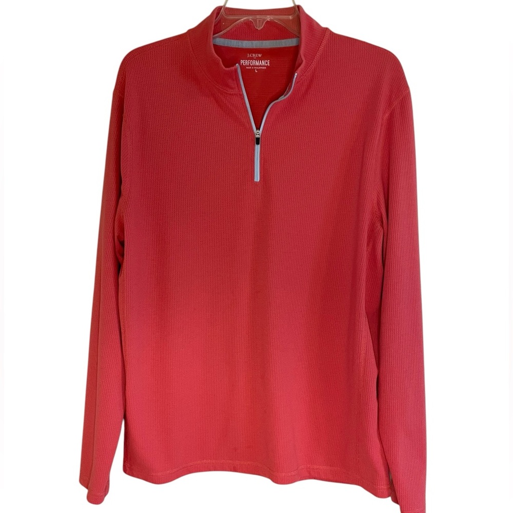 J Crew Performance Polyester Half-Zip Pullover Sh… - image 2